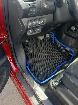 3D EVA коврики на Nissan Leaf (Ниссан Лиф) с бортами до 10 см