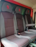 Чехлы на Peugeot Boxer 1+2 из ткани