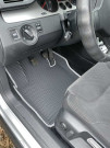 3D EVA коврики на Volkswagen Passat B6 (Фольксваген Пассат Б6) с бортами до 5 см сота серые