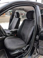 Чехлы на BMW 3 E46 (БМВ 3 Е46) из экокожи и антары ELA2020R