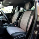 Чехлы на Renault Fluence из экокожи и антары ELA2020P