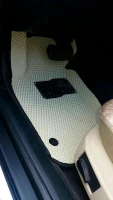 3D EVA коврики на Audi А6С5 (2 ряда с бортами до 5 см)