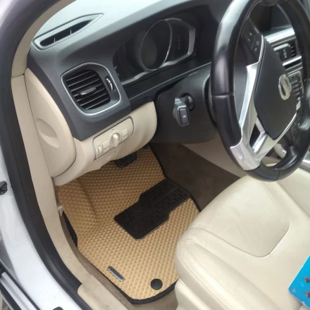 3D EVA коврики с бортами до 5 см для Volvo S60 USA (Вольво С60)