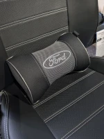 Подушка для подголовника из ткани с логотипом Вашего авто