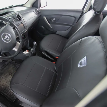 Чехлы на Dacia Logan II (Дача Логан 2) из экокожи EP