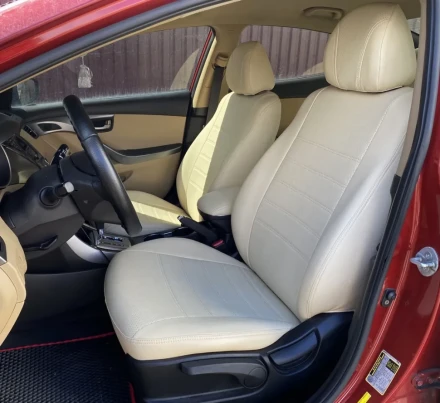 Чехлы на Subaru Impreza из экокожи Eco Lazer