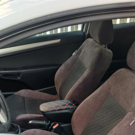 Чехлы на Opel Astra H (Опель Астра H) из велюра и ткани с тиснением