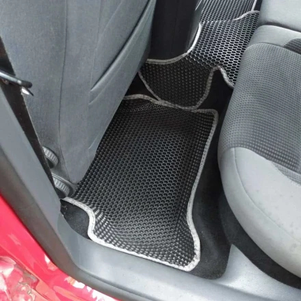 3D EVA коврики на Volkswagen Golf V (Фольксваген Гольф 5) с бортами до 5 см соты