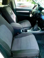 Чехлы на Toyota Hilux VIII (Тойота Хайлюкс 8) из ткани