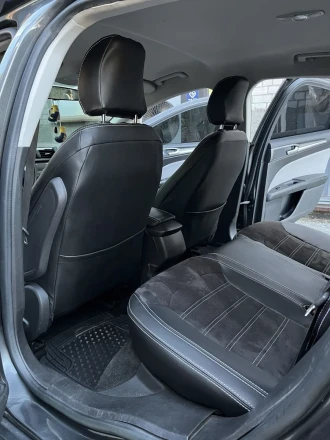 Чехлы на Ford Fusion USA (Форд Фьюжн США) из экокожи и польской алькантары Sport 3