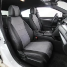 Чехлы на Honda Civic X из экокожи и антары  Antara