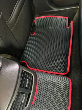 3D EVA коврики на Ford Fusion USA 2012+ бенз. (Форд Фьюжн) с бортами до 10 см