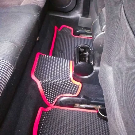 3D EVA коврики на Volkswagen Golf IV (Фольксваген Гольф 4) с бортами до 5 см соты