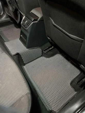 3D EVA коврики на Skoda Oktavia A7 (Шкода Октавия А7) с бортами до 5 см