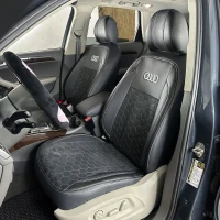 Чехлы на  Audi Q5 8R (Ауди Кю5 8Р) из экокожи и польской алькантары VPA