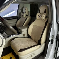 Чехлы на  Lexus GX II (Лексус ГХ 2) из экокожи и польской алькантары VPA
