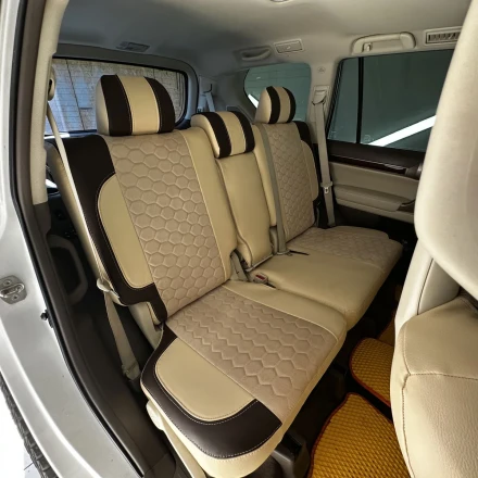 Чехлы на  Lexus GX II (Лексус ГХ 2) из экокожи и польской алькантары VPA