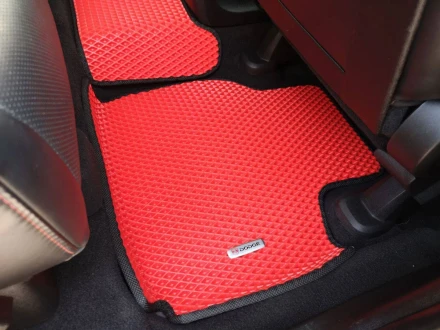 3D EVA коврики в салон автомобиля (3 ряда с бортиками до 10 см) + багажник