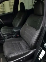 Чехлы на Toyota RAV4 CA40 из экокожи и польской алькантары Comfort Plus 3