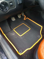 3D EVA коврики на Skoda Octavia Tour (Шкода Октавия Тур) с бортами до 5 см чорно-оранжевые 3D EVA коврики на Skoda Octavia Tour (Шкода Октавия Тур) с бортами до 5 см чорно-оранжевые