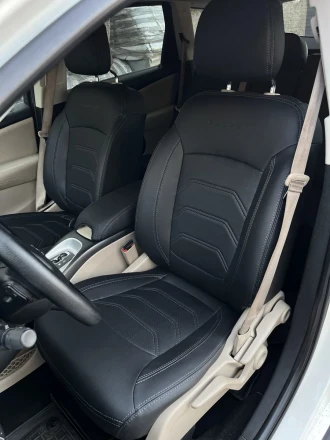 Чехлы на Dodge Journey (Додж Джорни) из экокожи Comfort 3