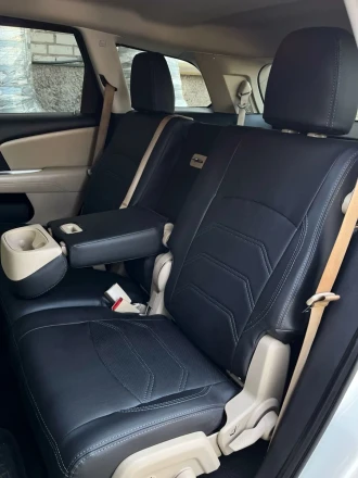 Чехлы на Dodge Journey (Додж Джорни) из экокожи Comfort 3