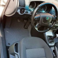 3D EVA коврики на Skoda Octavia A5 (Шкода Октавія А5) с бортами до 5 см серые 3D EVA коврики на Skoda Octavia A5 (Шкода Октавія А5) с бортами до 5 см серые