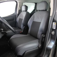 Чехлы на Peugeot Partner II Tepee Like из экокожи и ткани ECl