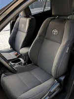 Чехлы на Toyota RAV4 CA40 (Тайота РАВ4) из гобелена в оригинальном дизайне сидений