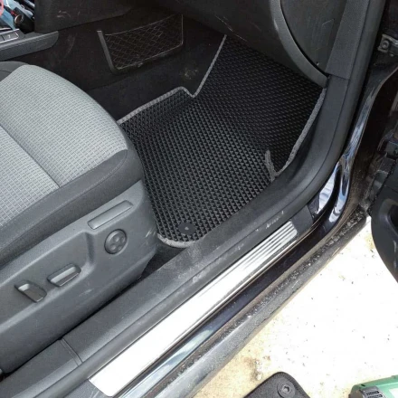 3D EVA коврики на Skoda Superb II (Шкода Суперб 2) с бортами до 5 см