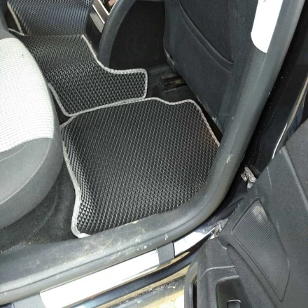 3D EVA коврики на Skoda Superb II (Шкода Суперб 2) с бортами до 5 см