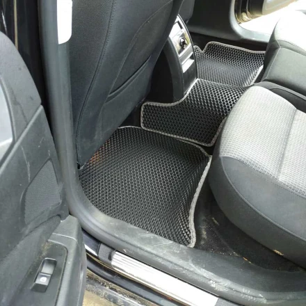 3D EVA коврики на Skoda Superb II (Шкода Суперб 2) с бортами до 5 см