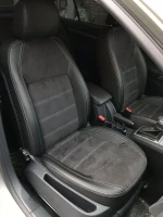 Чехлы на Skoda Octavia A5 из экокожи и польской алькантары Sport 3