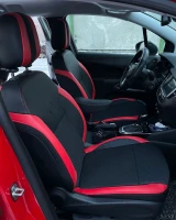 Чехлы на Opel Crossland X (Опель Кросленд) из экокожи и ткани Comfort Plus 3