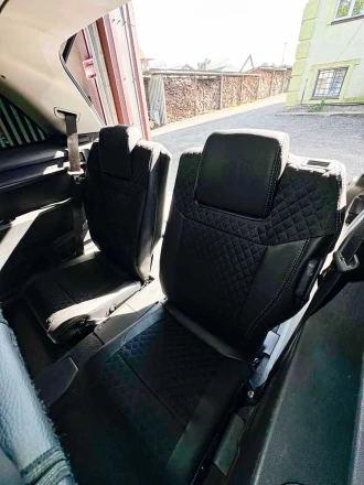 Чехлы на Opel Zafira B (Опель Зафира Б) 7 мест из экокожи и ткани Sport 3