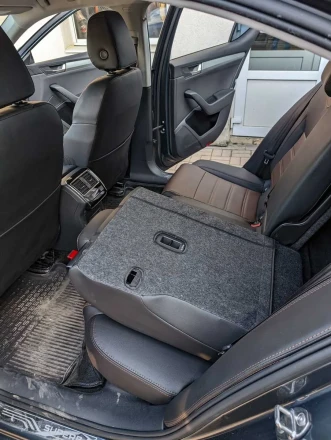 Чехлы на Skoda Superb III (Шкода Суперб 3) из экокожи с перфорацией Comfort Plus 2