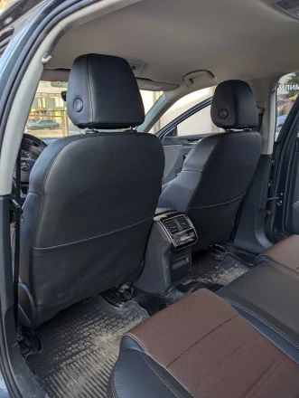 Чехлы на Skoda Superb III (Шкода Суперб 3) из экокожи с перфорацией Comfort Plus 2