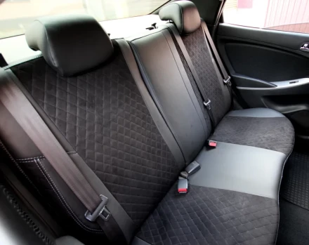 Чехлы на Volvo XC60 из экокожи и антары Eco Lazer+Antara 2020 (R)
