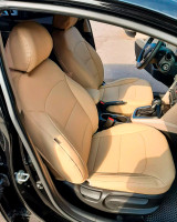 Чехлы на Hyundai Elantra AD USA из экокожи бежевые