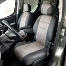 Чехлы на Peugeot Partner II 1+1 из экокожи и антары Antara