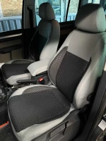 Чехлы на Volkswagen Touran I (Фольксваген Туран 1) из экокожи и ткани Comfort Plus 3