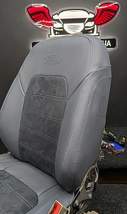 Чехлы на Ford Kuga III (Форд Куга 3) из экокожи и польской алькантары Comfort Plus 3