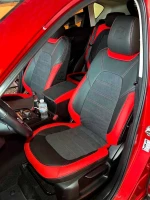 Чехлы на Mazda CX-5 KF (Мазда СХ-5 КФ) из экокожи и текстурованой алькантары Sport 3