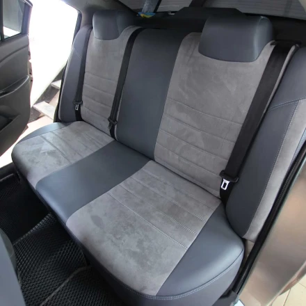 Чехлы на Chery E5 (Чери Е5) из экокожи и антары ELA2020P