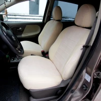 Чехлы на Nissan Note I (Ниссан Ноте 1) из экокожи и антары бежевые ELA2020 (P) Чехлы на Nissan Note I (Ниссан Ноте 1) из экокожи и антары бежевые ELA2020 (P)