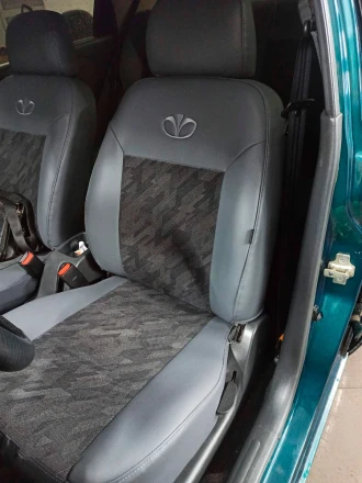 Чехлы на Daewoo Lanos (Чехлы на Деу Ланос) из экокожи и гобелена