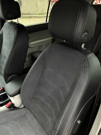 Чехлы на Volkswagen Touran II (Фольксваген Туран 2) из экокожи и алькантары Sport 3