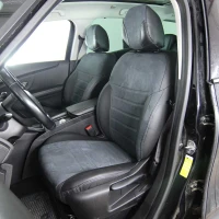 Чехлы на Renault Scenic IV из экокожи и польской алькантары ELA2020P