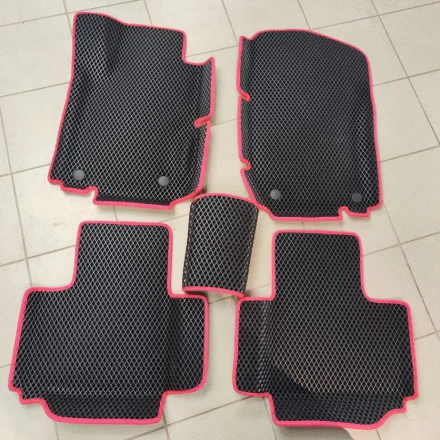 3D EVA коврики с бортами до 10 см на Mercedes-Benz ML W164 (Мерседес МЛ В164)