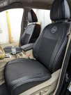 Чехлы на Nissan Rogue T32 (Ниссан Рог Т32) из экокожи и ткани VE